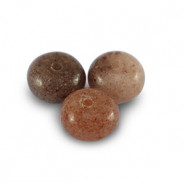 Natural stone beads Quartz rondelle 4x6mm Kalamata Purple